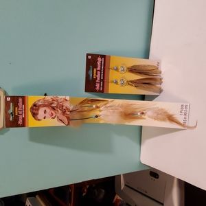 Set of Western Feather Jewelry